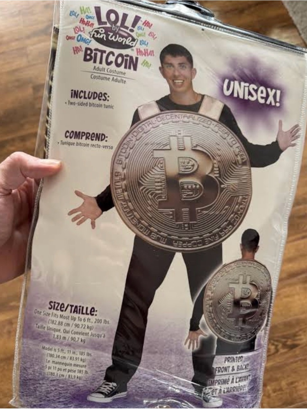 Adult Digital Currency:Bitcoin Costume